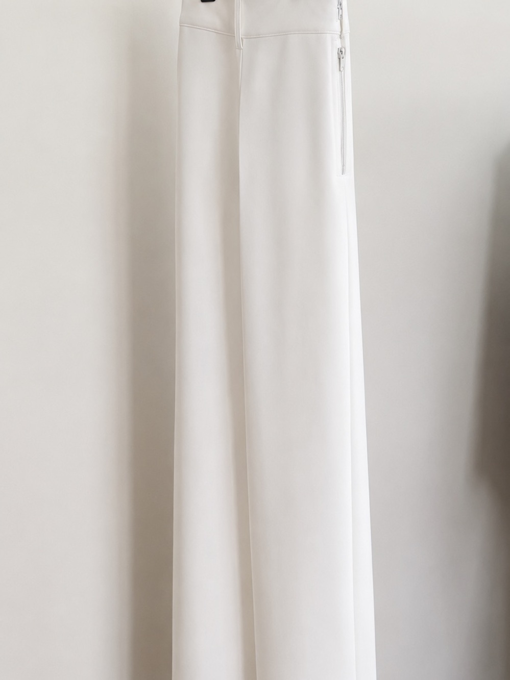 Retrofete White Wide-Leg Trousers